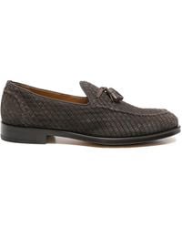 Doucal's - Woven Tassel Loafers - Lyst