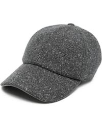Eleventy - Flecked-Knit Baseball Cap - Lyst
