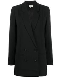 Gestuz - Double-Breasted Longline Blazer - Lyst
