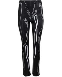 DI PETSA - Printed Trousers - Lyst