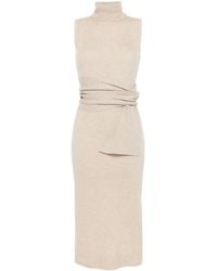 MM6 by Maison Margiela - Knitted Midi Dress - Lyst