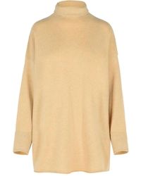 Max Mara - 'oder' Beige Cashmere Turtleneck Trui - Lyst