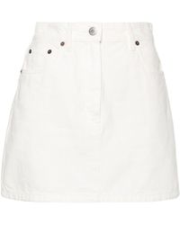 Prada - Denimi Mini Skirt - Lyst