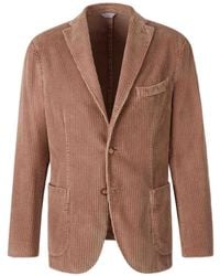 Boglioli - Corduroy Single-Breasted Blazer - Lyst