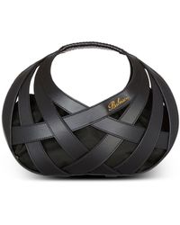 Balmain - Basketweave Leather Tote Bag - Lyst
