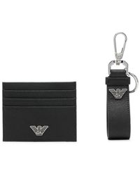 Emporio Armani - Portafoglio Per Carte Di Credito - Lyst