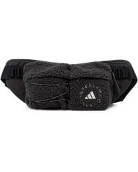 adidas By Stella McCartney - Fleece-Texture Logo-Print Belt Bag - Lyst