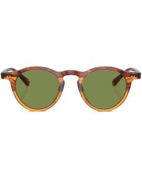 Oliver Peoples - Op-13 Round-frame Sunglasses - Lyst
