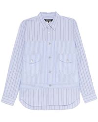 Comme des Garçons - Panelled Stripe Shirt - Lyst