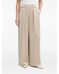 DKNY - Pleated Wide-Leg Palazzo Pants - Lyst