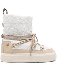 Tommy Hilfiger - Monogram-Embroidered Snow Boots - Lyst