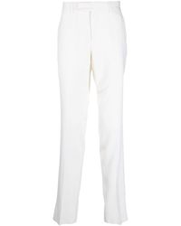 Lardini - Off-Centre Fastening Chino Trousers - Lyst