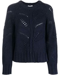 P.A.R.O.S.H. - Gerippter Pullover mit Lochmuster - Lyst