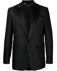Billionaire - Single-Breasted Jacquard Blazer - Lyst