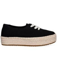 TOMS - Valencia Braided Platform Espadrilles - Lyst