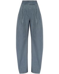 The Attico - Gary Crystal-Embellished Trousers - Lyst
