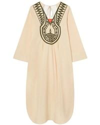 La DoubleJ - Embroidered Twin Flame Dress - Lyst