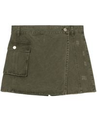 B+ AB - Distressed-Effect Panelled Shorts - Lyst