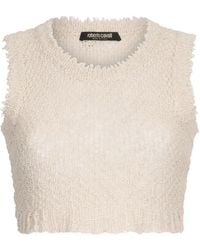 Roberto Cavalli - Knitted Tank Top - Lyst