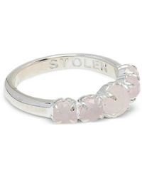 Stolen Girlfriends Club - Halo Cluster Ring - Lyst