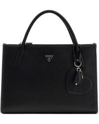Guess - Borsa Tote Con Placca Logo - Lyst