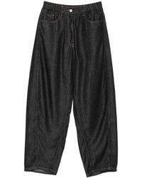 Nude - Elasticated-Waistband Contrast-Stitch Jeans - Lyst