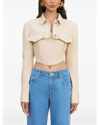 Cult Gaia - Issa Cropped Jacket - Lyst