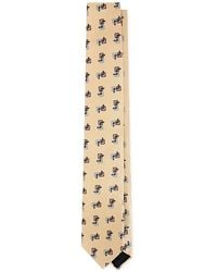 Lardini - Geometric-Print Silk Tie - Lyst