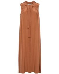 Yves Salomon - Sleeveless Buttoned Shirt Midi Dress - Lyst