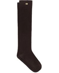 Ganni - Wool Mix High Socks - Lyst