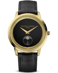 Frederique Constant - Classics Moneta Moonphase Quartz -Movement 37Mm Watch - Lyst