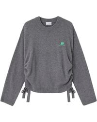Ganni - Side Tie Details Jumper - Lyst