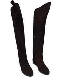 Maison Skorpios - Stefania Over-The-Knee Suede Boots - Lyst