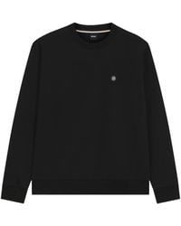 BOSS - Logo-Patch Crew-Neck Sweatshirt - Lyst