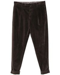 Berwich - Chiaia Gd Pleated Corduroy Trousers - Lyst