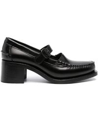 Hereu - Blanquer 55Mm Leather Loafers - Lyst