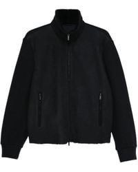 Giorgio Armani - High-Neck Bomber Jacket - Lyst