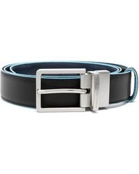 Piquadro - Logo-Engraved Buckle Leather Belt - Lyst