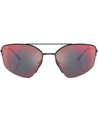 Ferrari - Geometric-Frame Glasses - Lyst