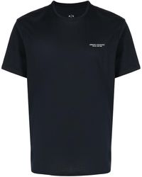 Armani Exchange - T-Shirt mit Logo-Print - Lyst