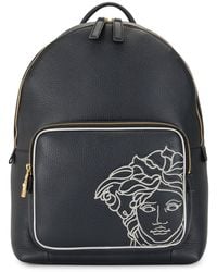 navy blue versace backpack