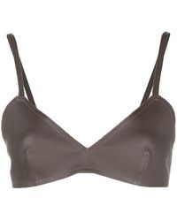 The Mannei - Sierra Leather Bralette - Lyst