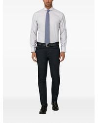 BOGGI - Striped Non-Iron Cotton Slim Fit Shirt - Lyst