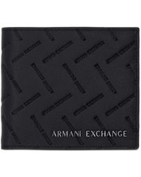 ARMANI EXCHANGE - Logo-Debossed Wallet - Lyst
