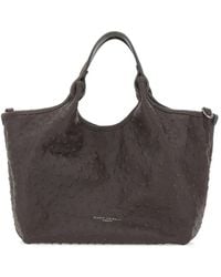 Gianni Chiarini - Sac Cabas Dua Médium À Effet Autruche - Lyst
