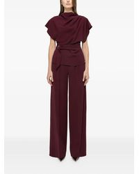 Nissa - Pressed-Crease Trousers - Lyst