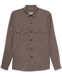 Canali - Wollen Overhemd - Lyst