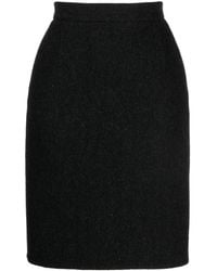 Jil Sander - Rok Met A-Lijn En Visgraatpatroon - Lyst