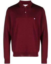 Manuel Ritz - Logo-embroidered Wool Polo Shirt - Lyst