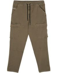 DIESEL - D-krooley Logo-embroidered Cargo Pants - Lyst